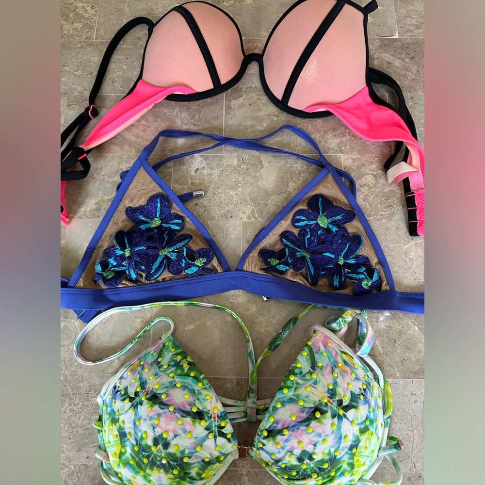 3 bikini tops